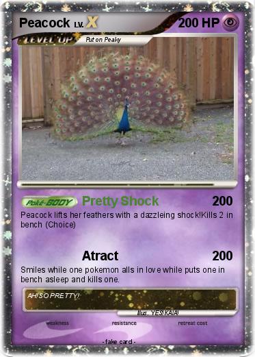Pokemon Peacock