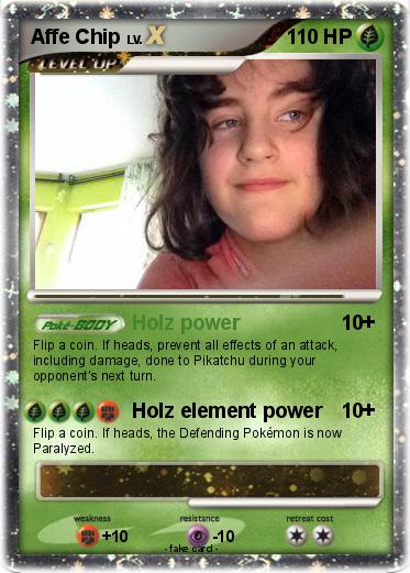 Pokemon Affe Chip