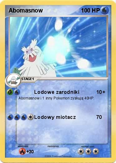 Pokemon Abomasnow