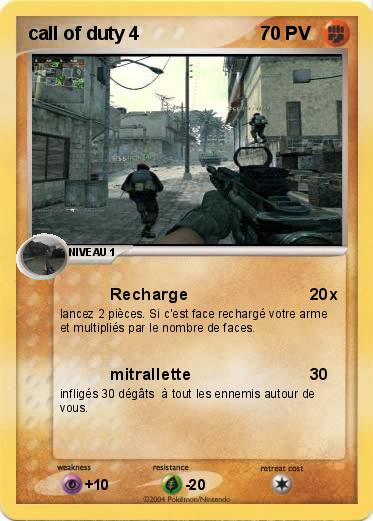 Pokemon call of duty 4