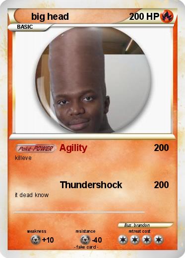 Pokemon big head