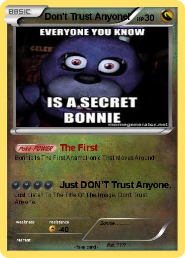 Pokemon Don't Trust Anyone!