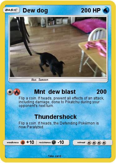 Pokemon Dew dog