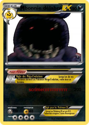 Pokemon bonnie délabré
