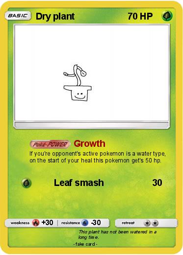 Pokemon Dry plant