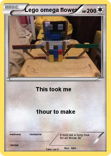 Pokemon Lego omega flower