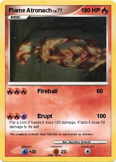 Pokemon Flame Atronach