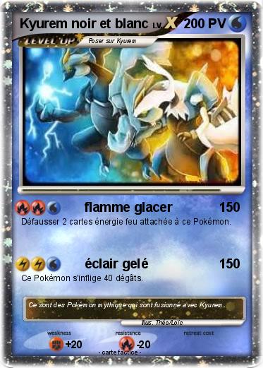 Pokemon Kyurem noir et blanc