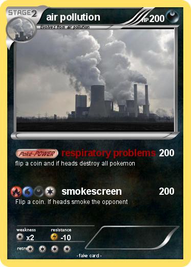 Pokemon air pollution