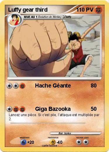 Pokemon Luffy gear third