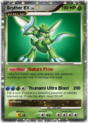 Pokemon Scyther EX
