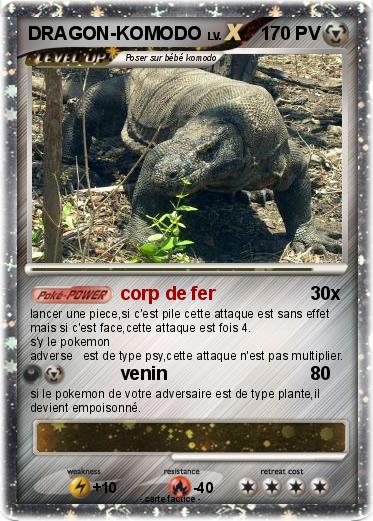 Pokemon DRAGON-KOMODO