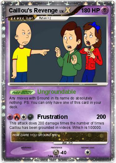 Pokemon Caillou's Revenge