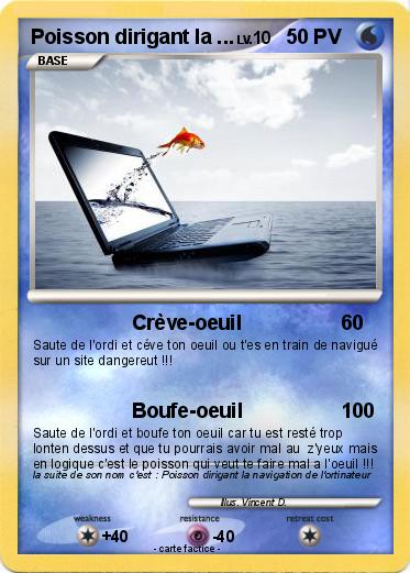 Pokemon Poisson dirigant la ...