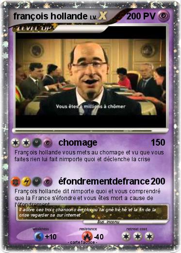 Pokemon françois hollande
