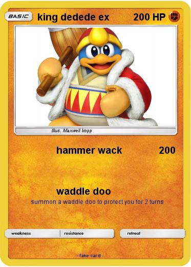 Pokemon king dedede ex