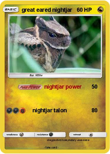 Pokemon great eared nightjar