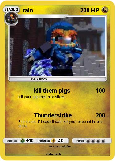 Pokemon rain