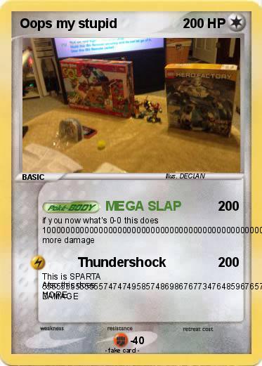 Pokemon Oops my stupid