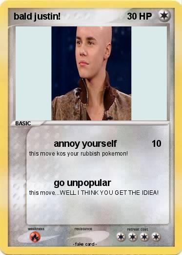Pokemon bald justin!