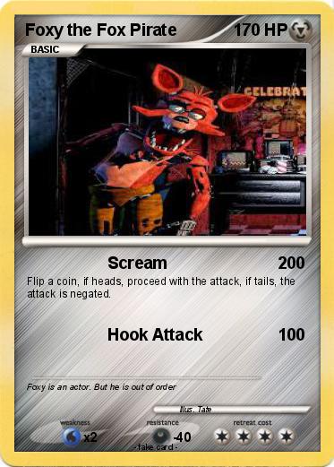 Pokemon Foxy the Fox Pirate