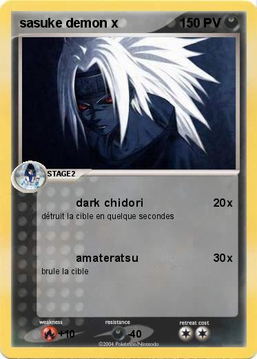 Pokemon sasuke demon x