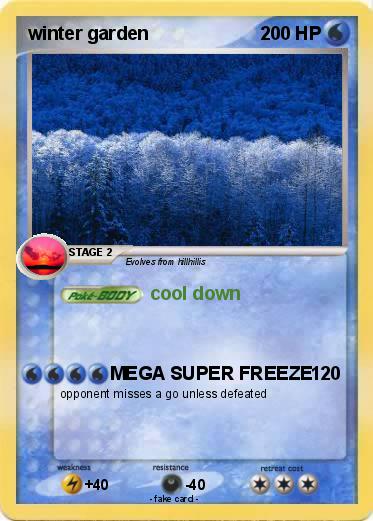 Pokemon winter garden