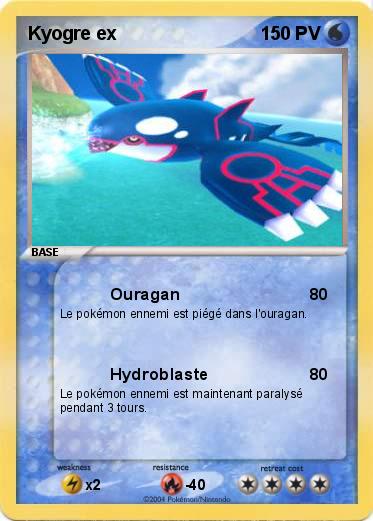 Pokemon Kyogre ex