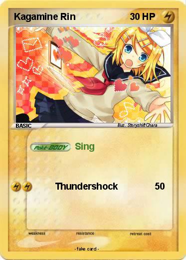 Pokemon Kagamine Rin