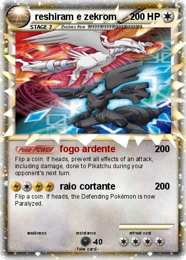 Pokemon reshiram e zekrom