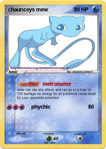 Pokemon chaunceys mew