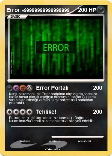Pokemon Error
