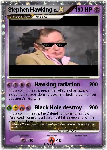 Pokemon Stephen Hawking