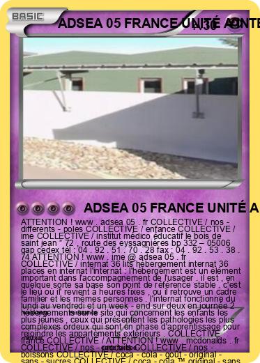 Pokemon ADSEA 05 FRANCE UNITÉ A INTERNAT FRANCE IME FRANCE