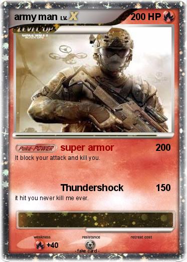 Pokemon army man