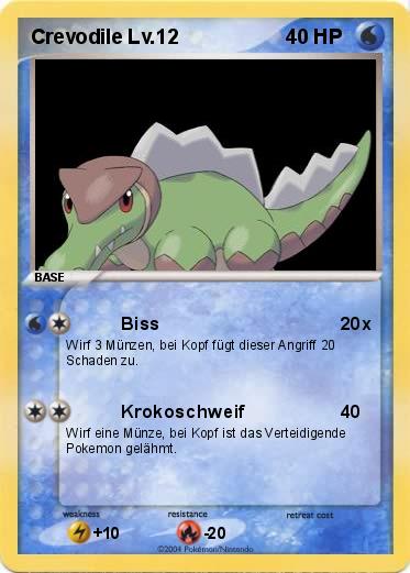 Pokemon Crevodile Lv.12