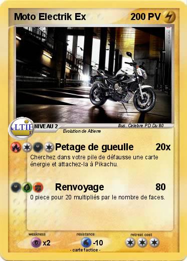 Pokemon Moto Electrik Ex