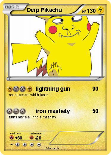 Pokemon Derp Pikachu