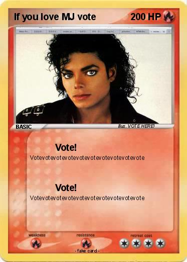 Pokemon If you love MJ vote