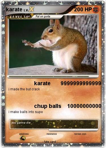 Pokemon karate