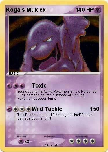 Pokemon Koga's Muk ex