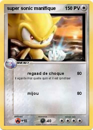 Pokemon super sonic manifique