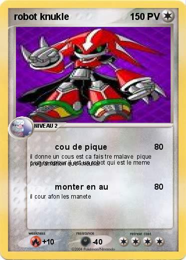 Pokemon robot knukle