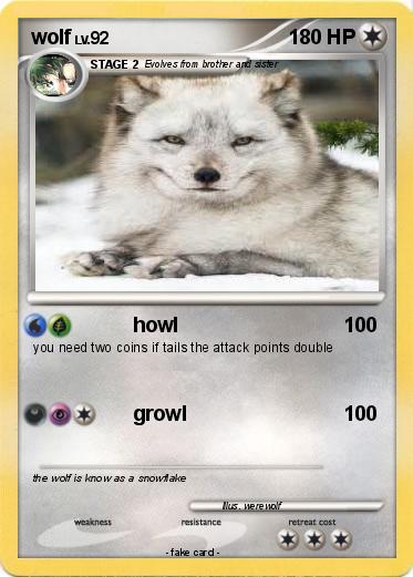 Pokemon wolf