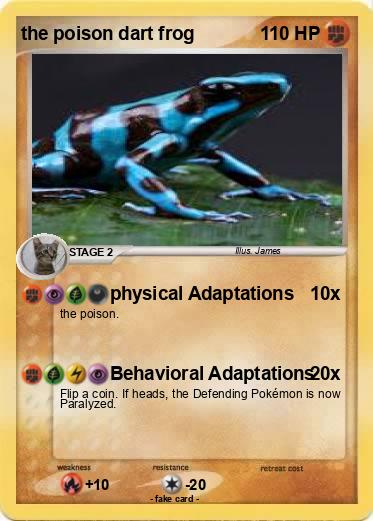 Pokemon the poison dart frog
