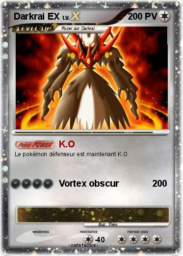 Pokemon Darkrai EX