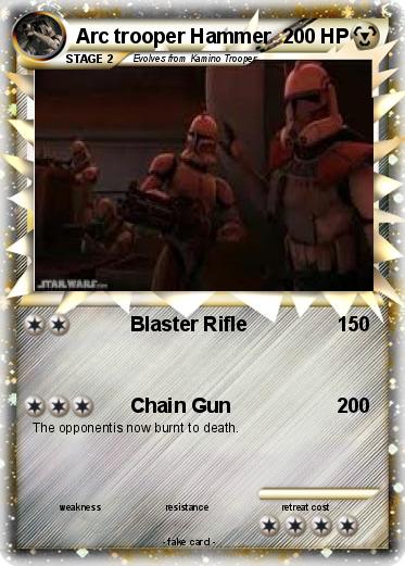 Pokemon Arc trooper Hammer