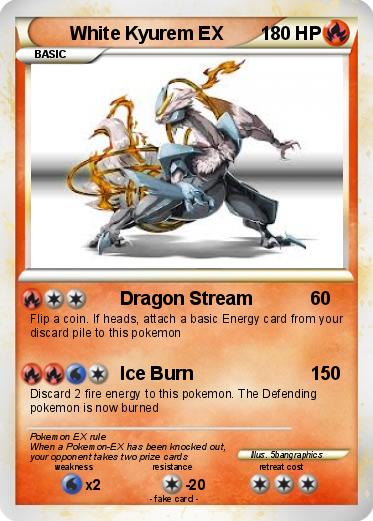 Pokemon White Kyurem EX