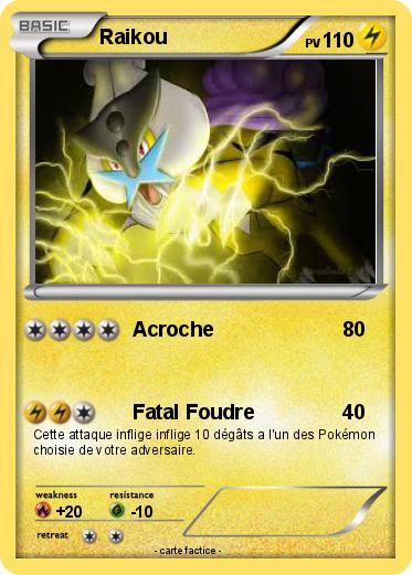Pokemon Raikou