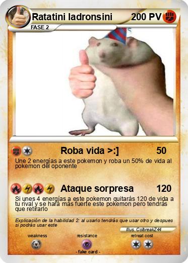 Pokemon Ratatini ladronsini
